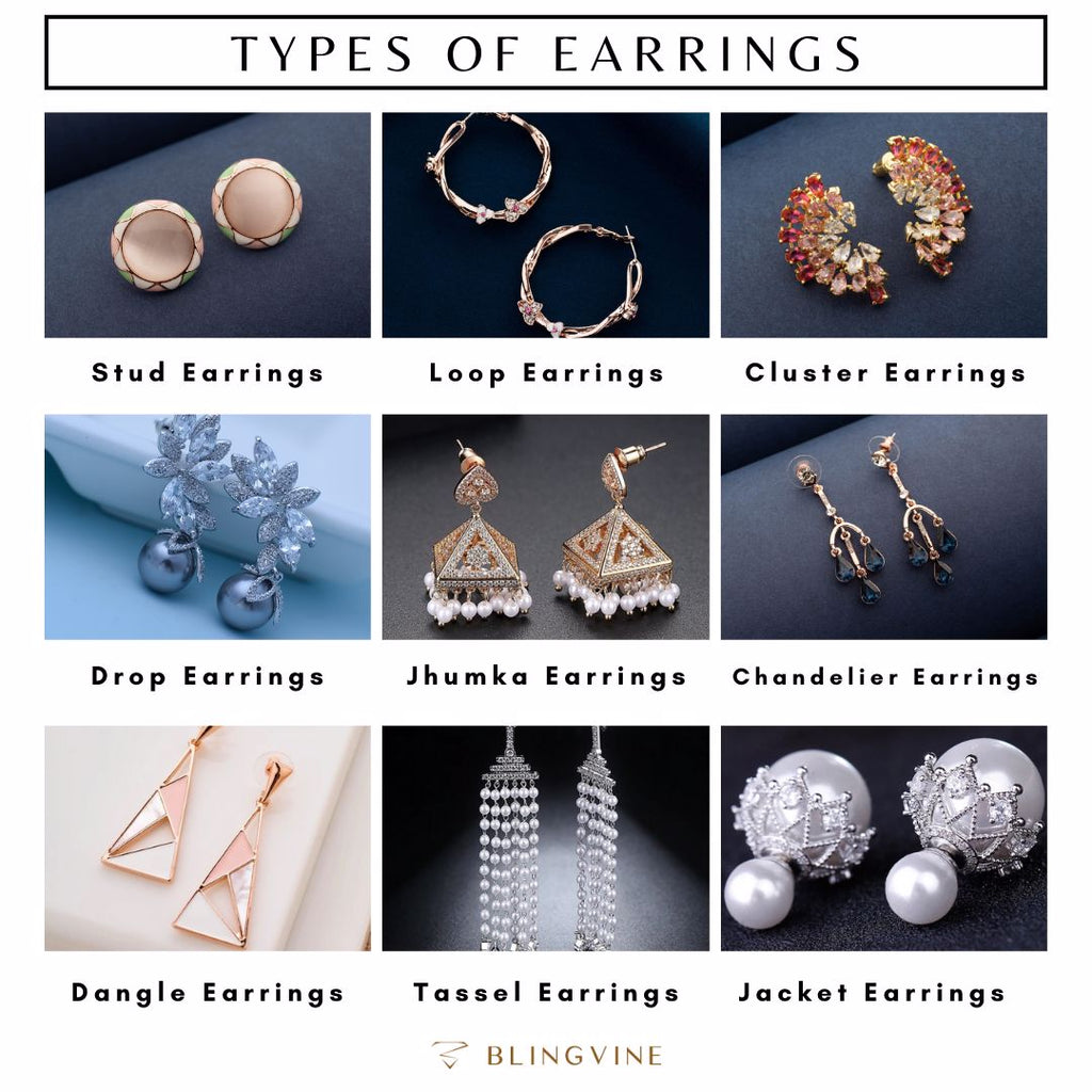 Simple American Diamond Stud earrings – Silvermerc Designs